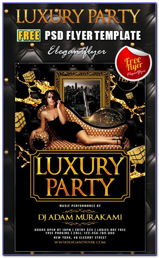 Club Flyer Template Free Download
