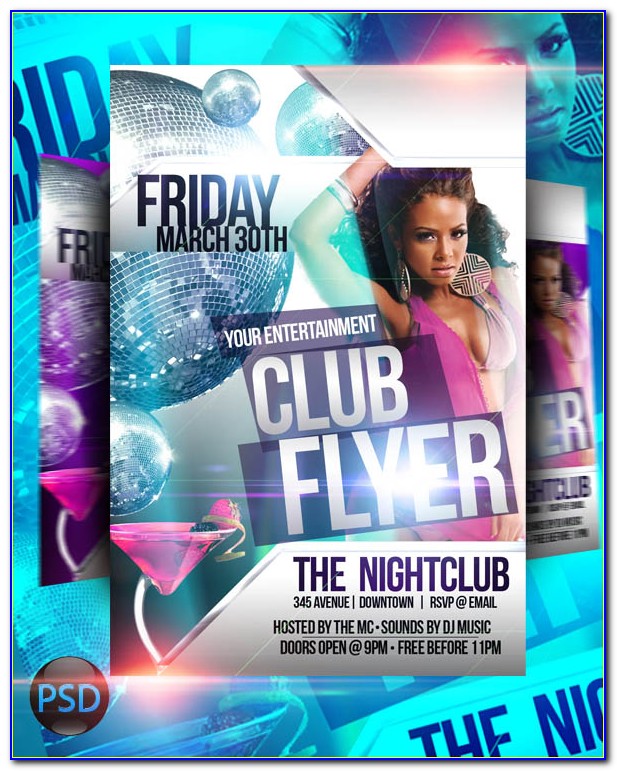 Club Party Flyer Psd Template