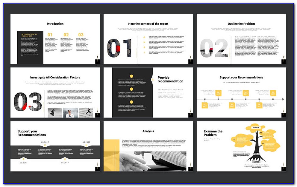 Free Case Study Powerpoint Presentation Template