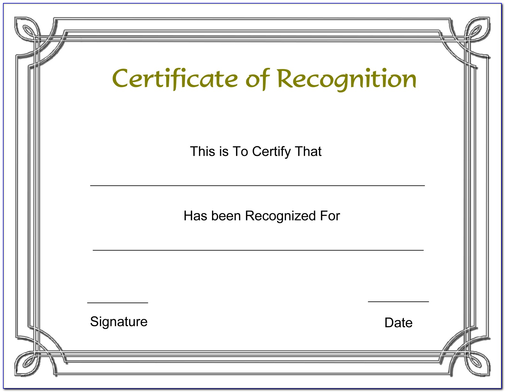 Free Certificate Of Appreciation Template For Word