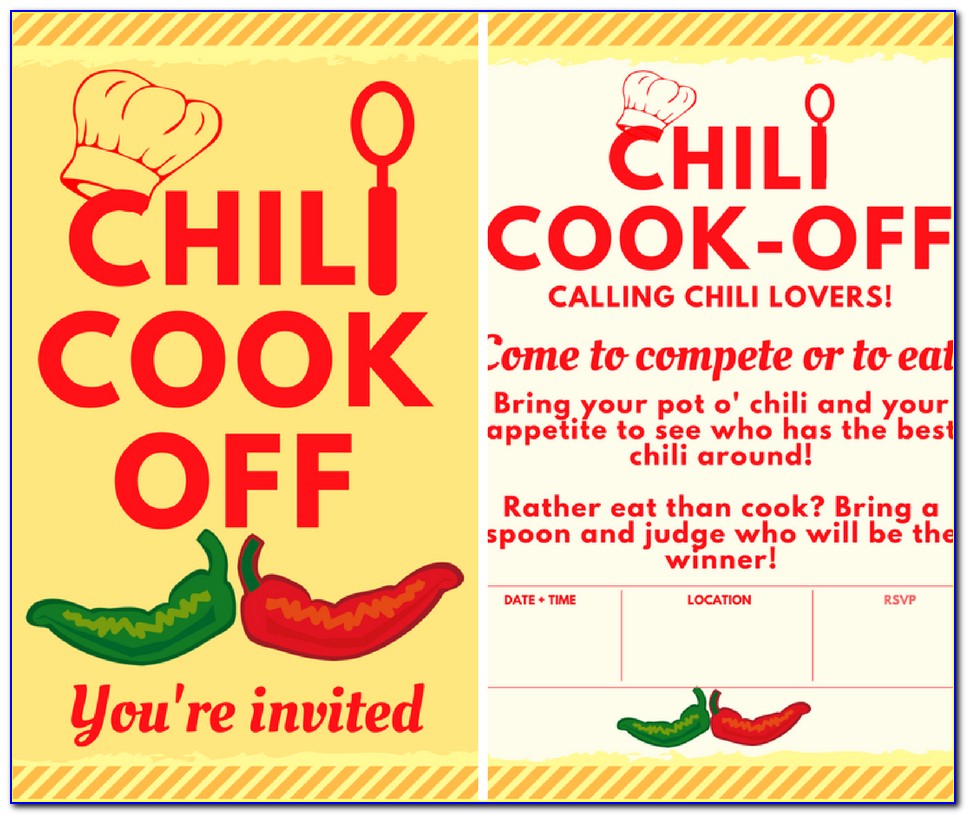 Free Chili Cook Off Powerpoint Template