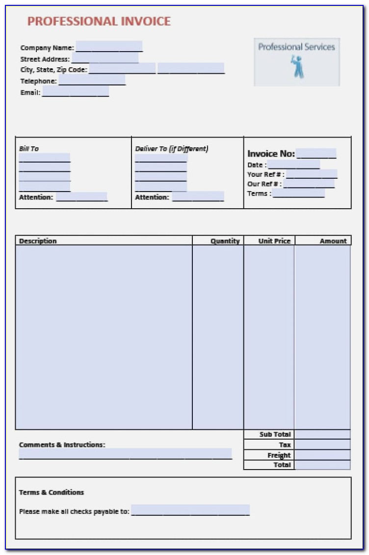 Open Office Business Invoice Template