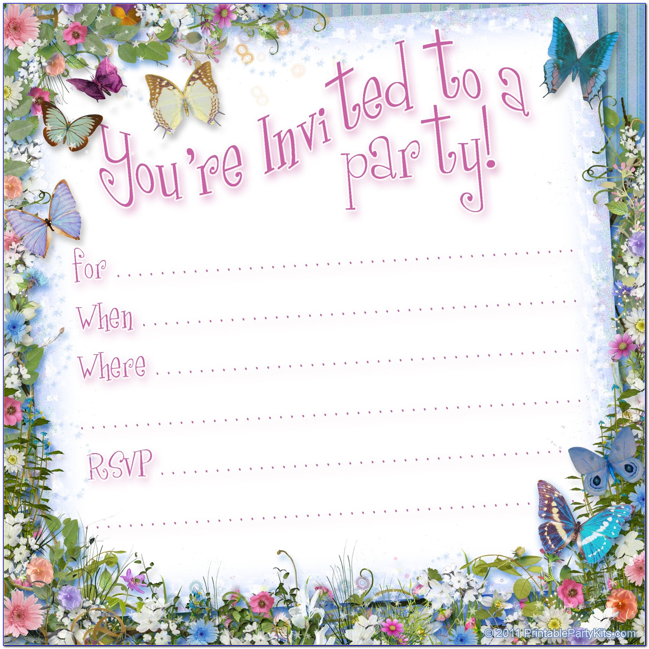 Party Invitation Maker Free Online