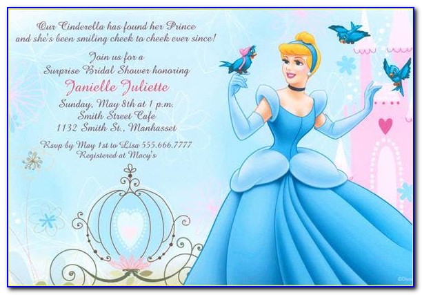 Princess Carriage Invitation Template