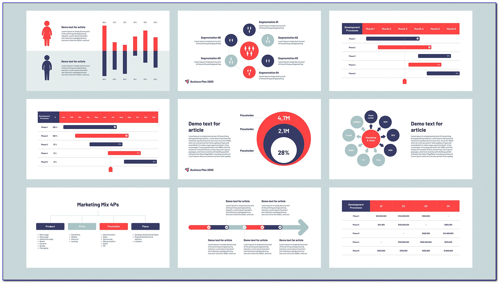 Professional Business Plan Powerpoint Templates Free Download