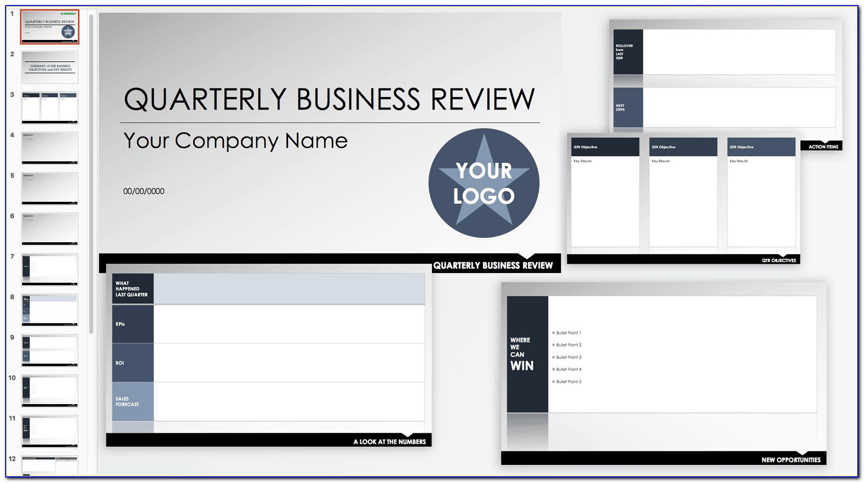 Quarterly Business Review Template Free Download