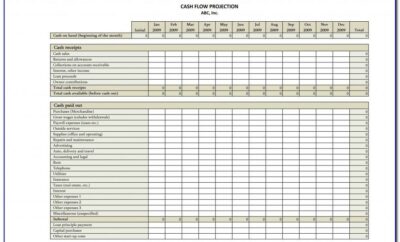 Accounts Ledger Template Excel