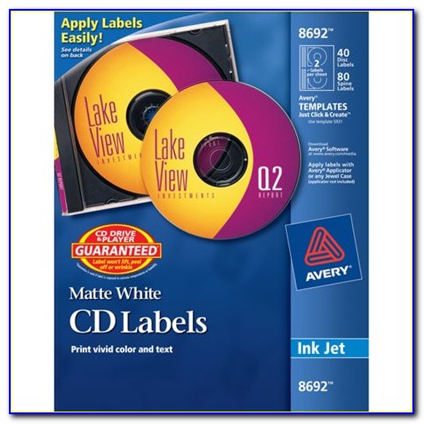 Avery Cd Labels Template 5692