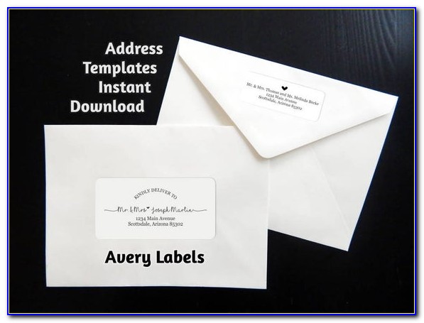 Avery Envelope Labels Template