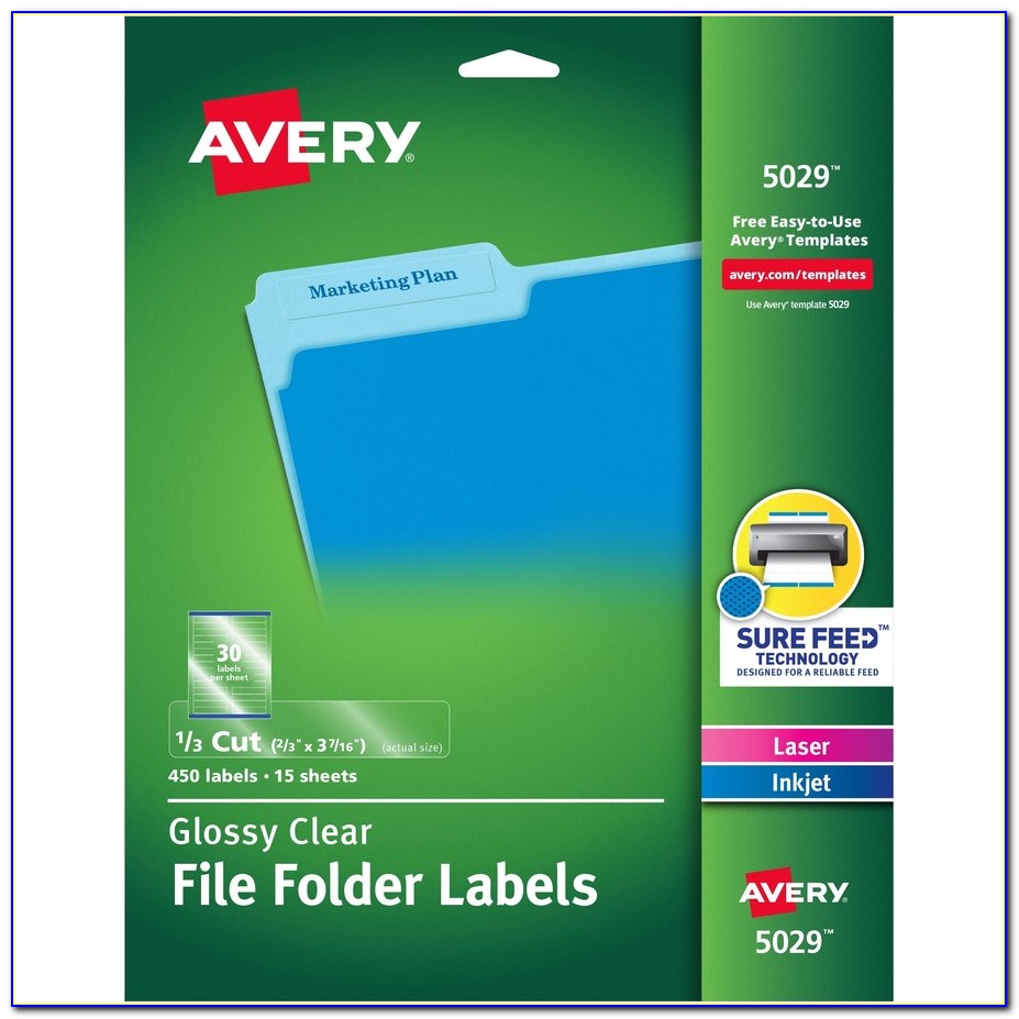 Avery File Folder Label Template 8366
