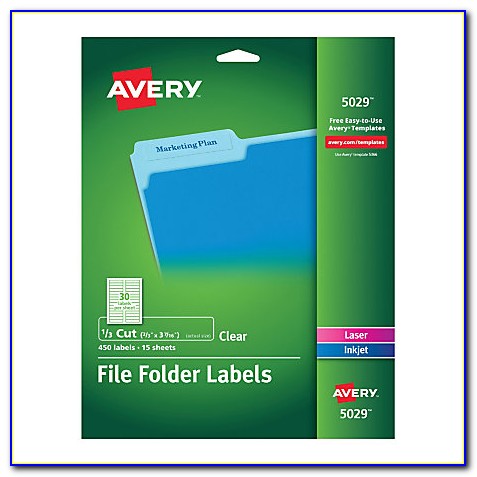 Avery Filing Labels Template 5066