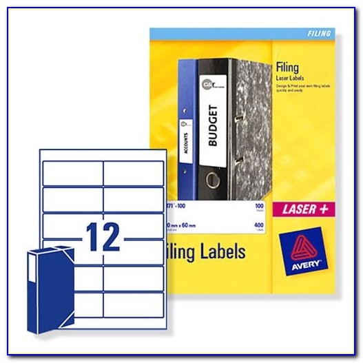 Avery Filing Labels Template 5866