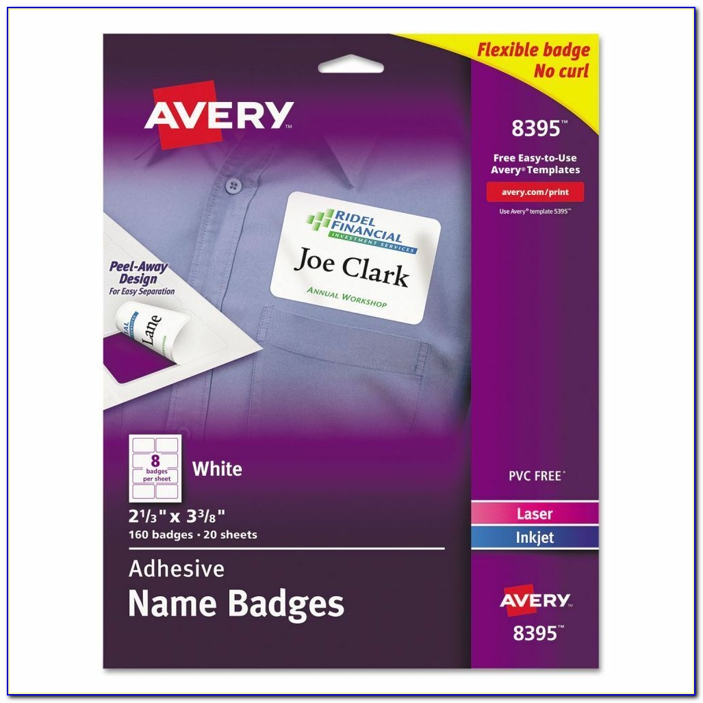 Avery Label Templates For Name Badges
