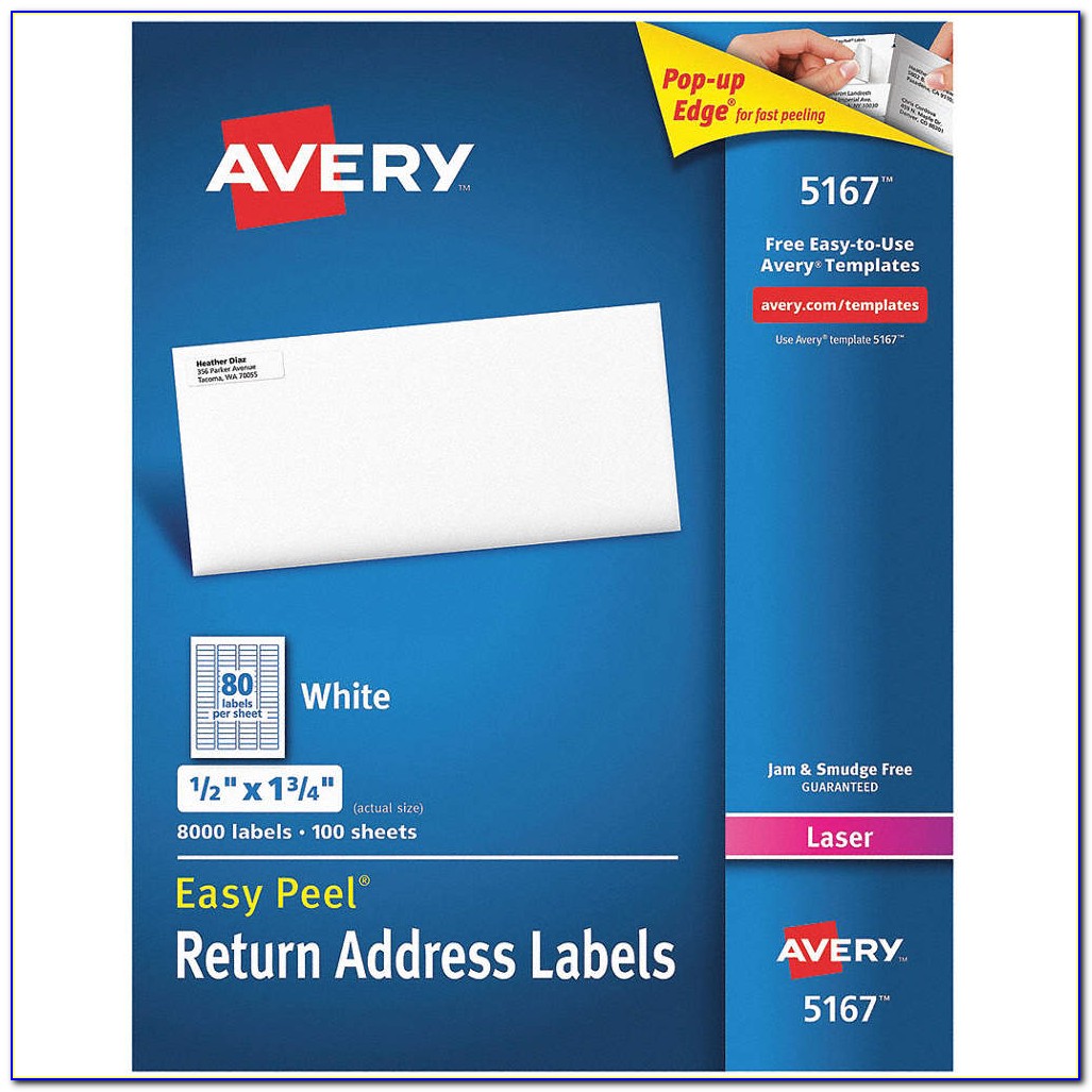 Avery Labels Printing Template L7162