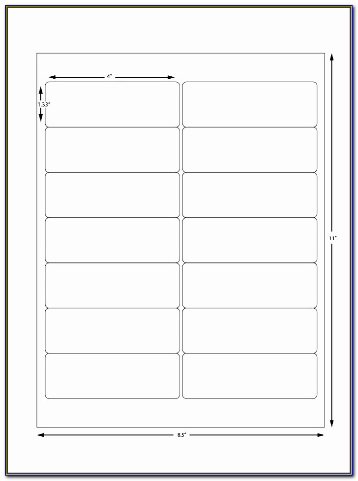 Avery Labels Printing Template L7670