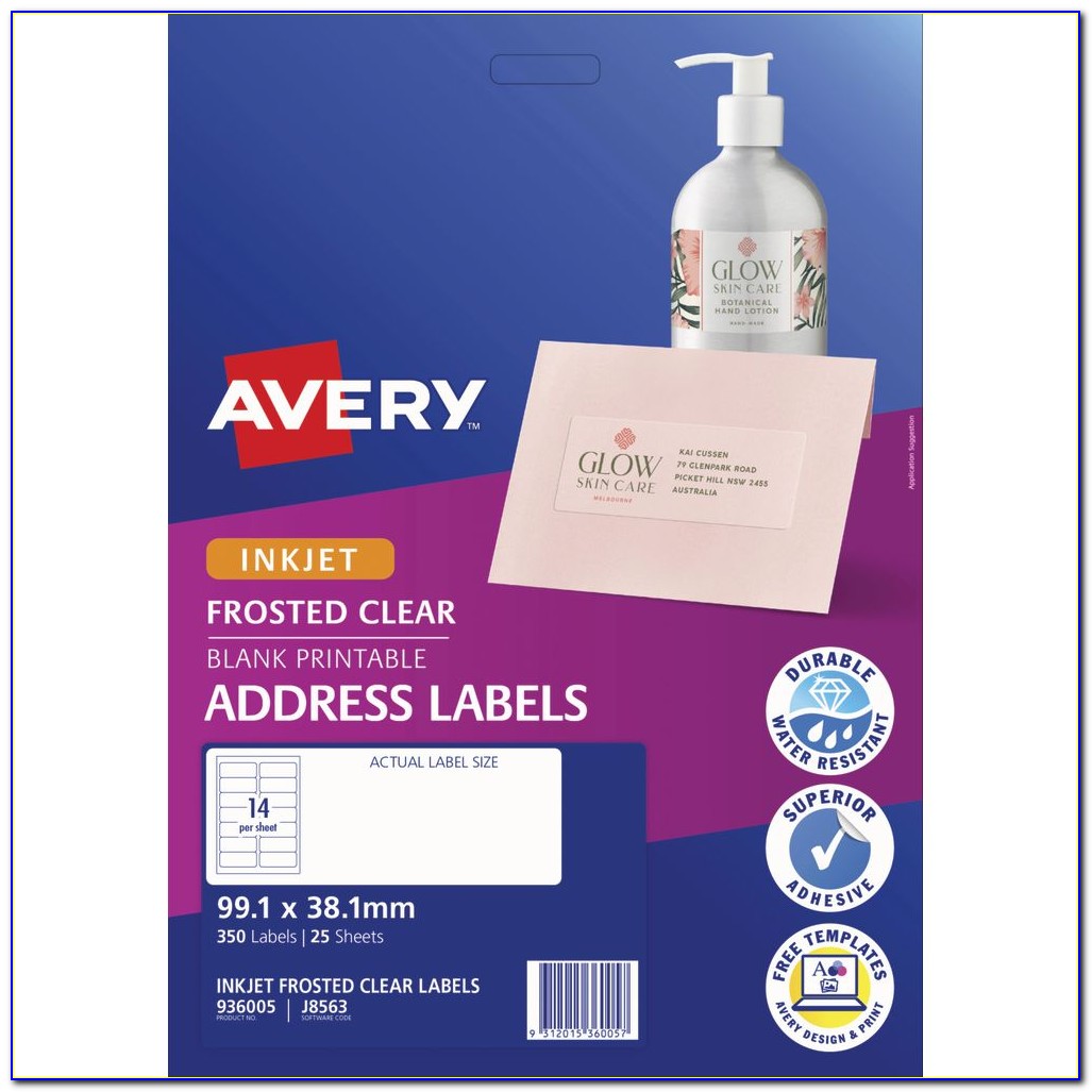 Avery Labels Template 14 Per Sheet
