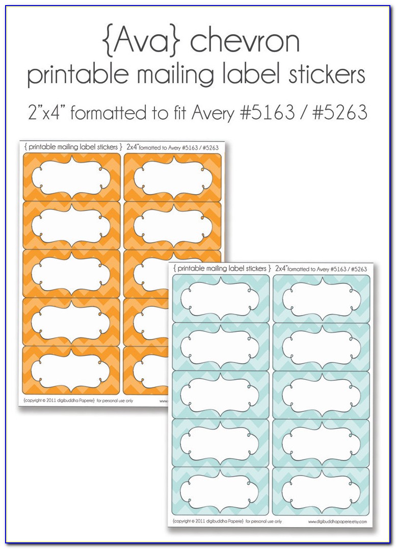 Avery Mailing Labels Template L7160