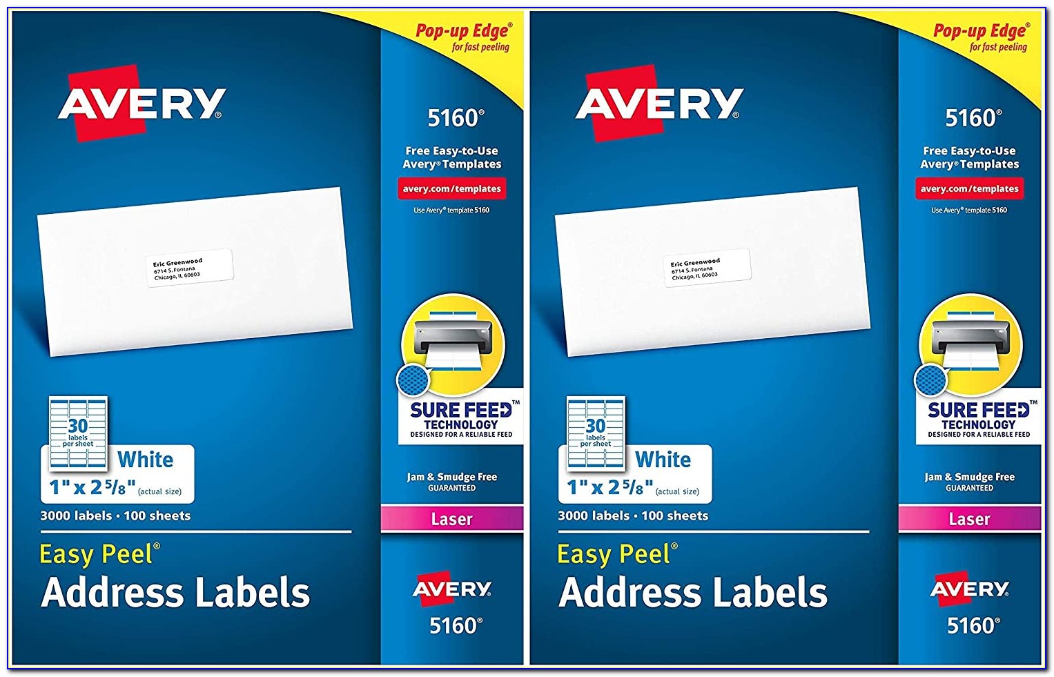 Avery Mailing Labels Template L7162