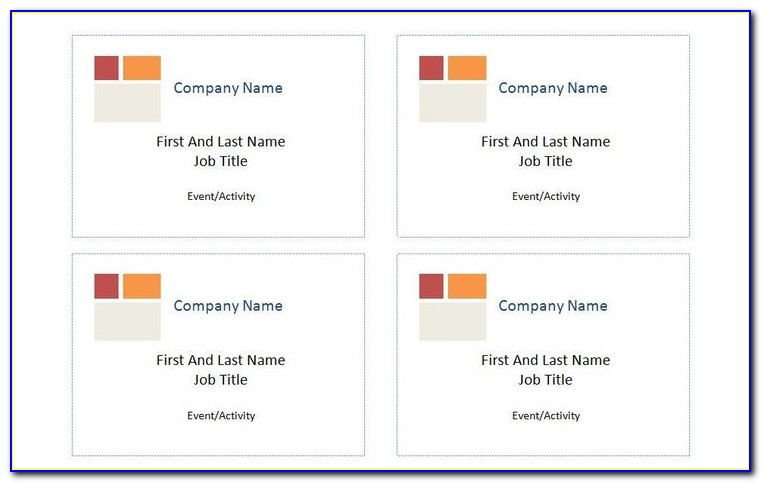 Avery Name Badges Template 74651