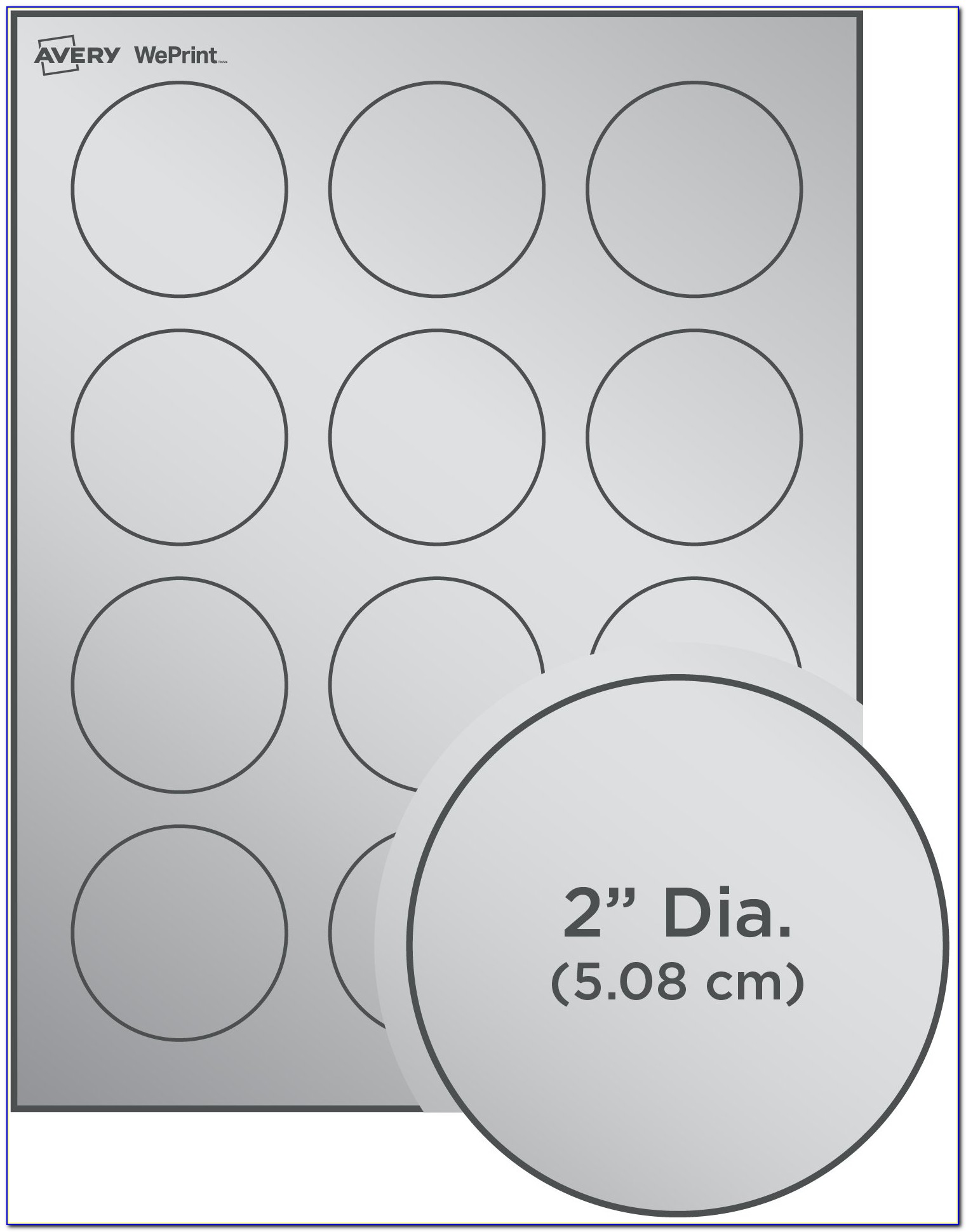 Avery Round Labels 5294 Template