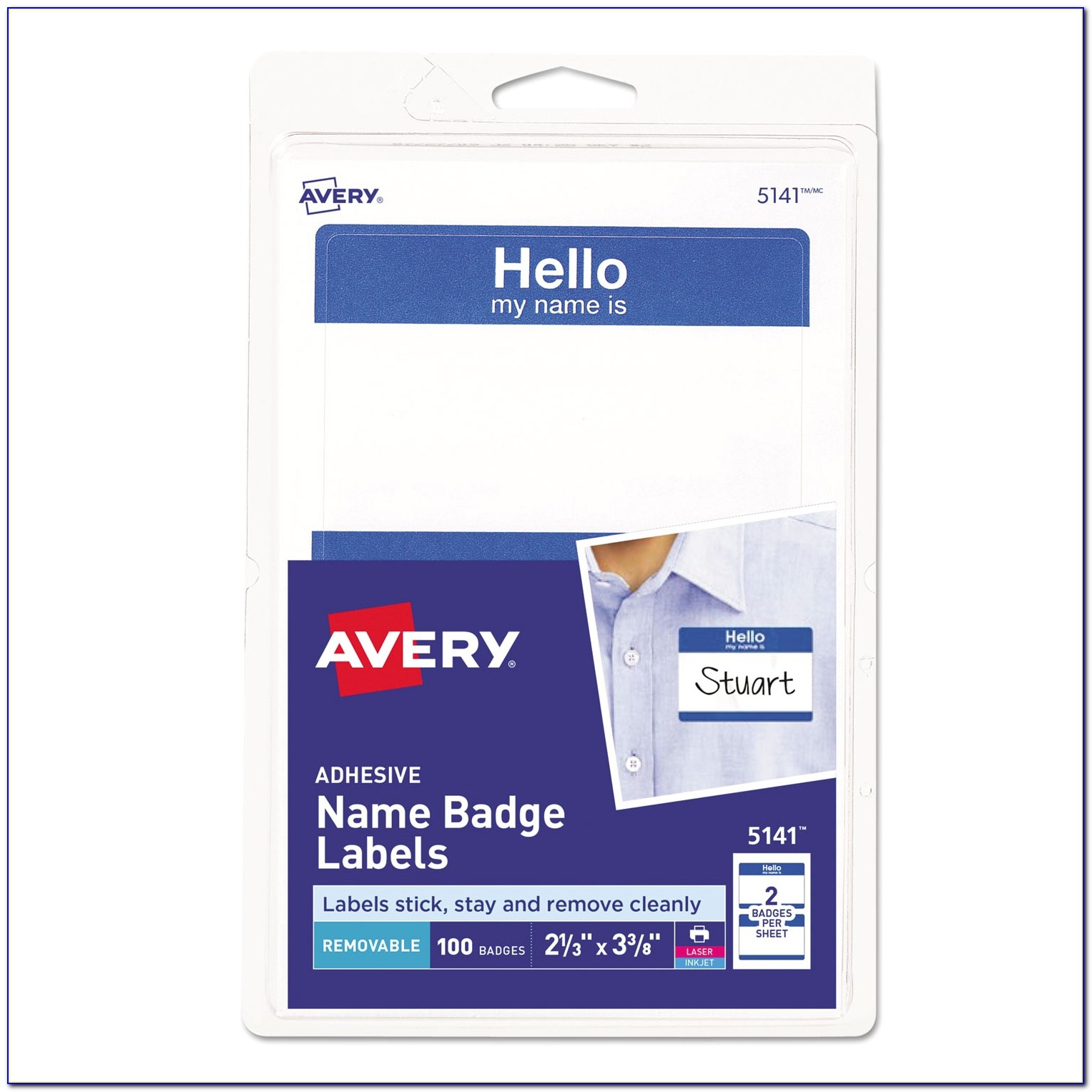 Avery Templates Name Badge Inserts