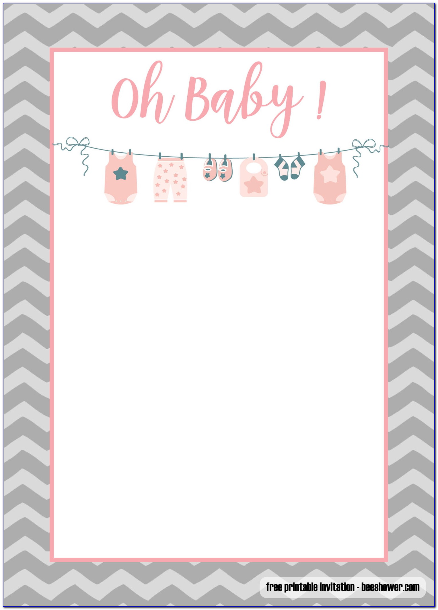 Baby Birth Announcement Template Free