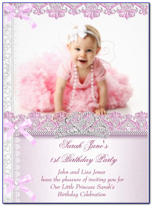 Baby First Birthday Invitations Online Free