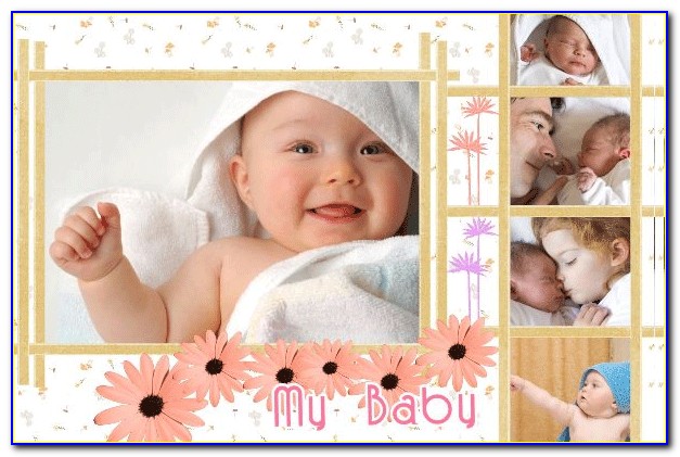 Baby Photo Album Template Psd