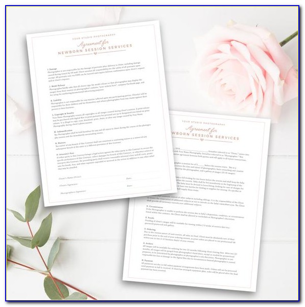 Baby Photography Contract Templates