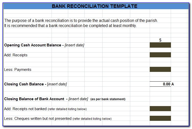 Bank Reconciliation Statement Example Questions And Answers