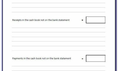 Bank Reconciliation Statement Format Example