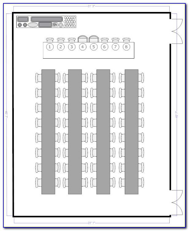 Banquette Seating Chart Maker
