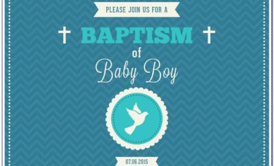 Baptism Invitation Templates Photoshop