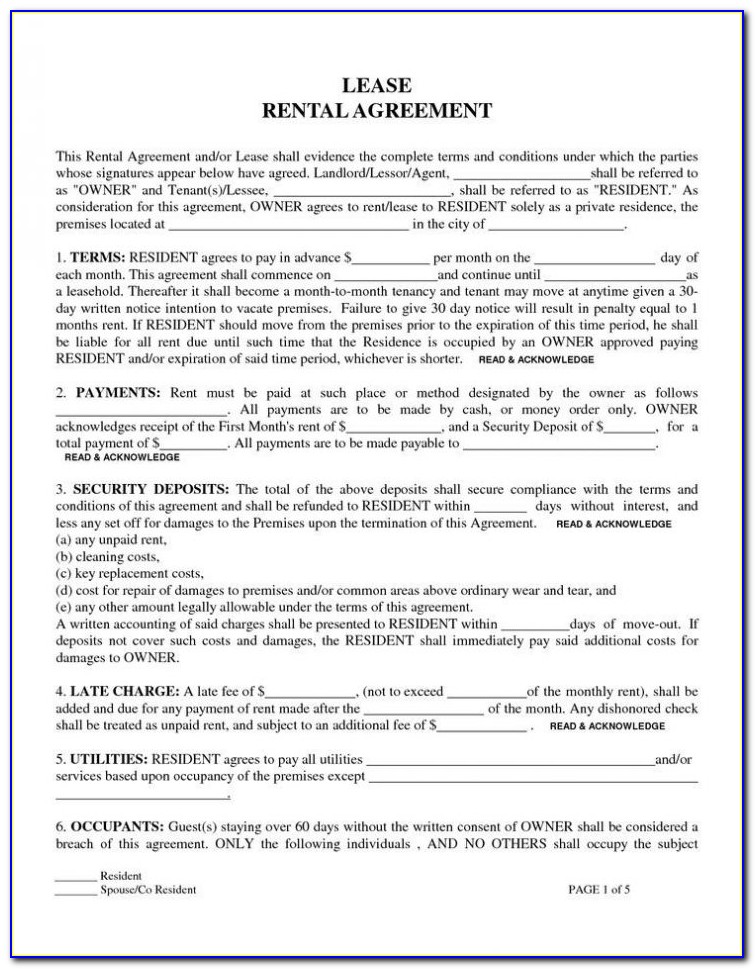 Basic Sublease Agreement Template