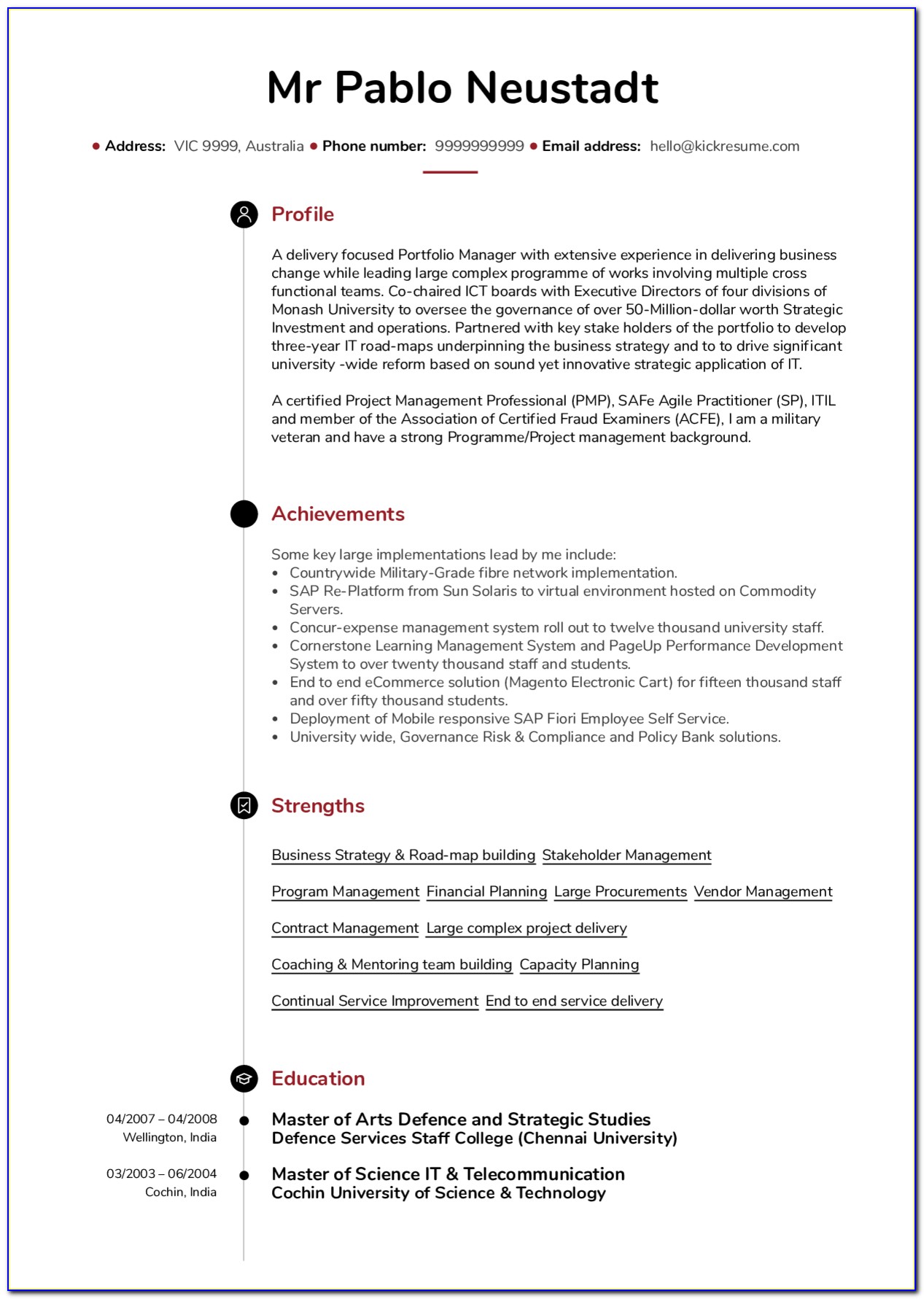 Best Resume Format For Career Changers