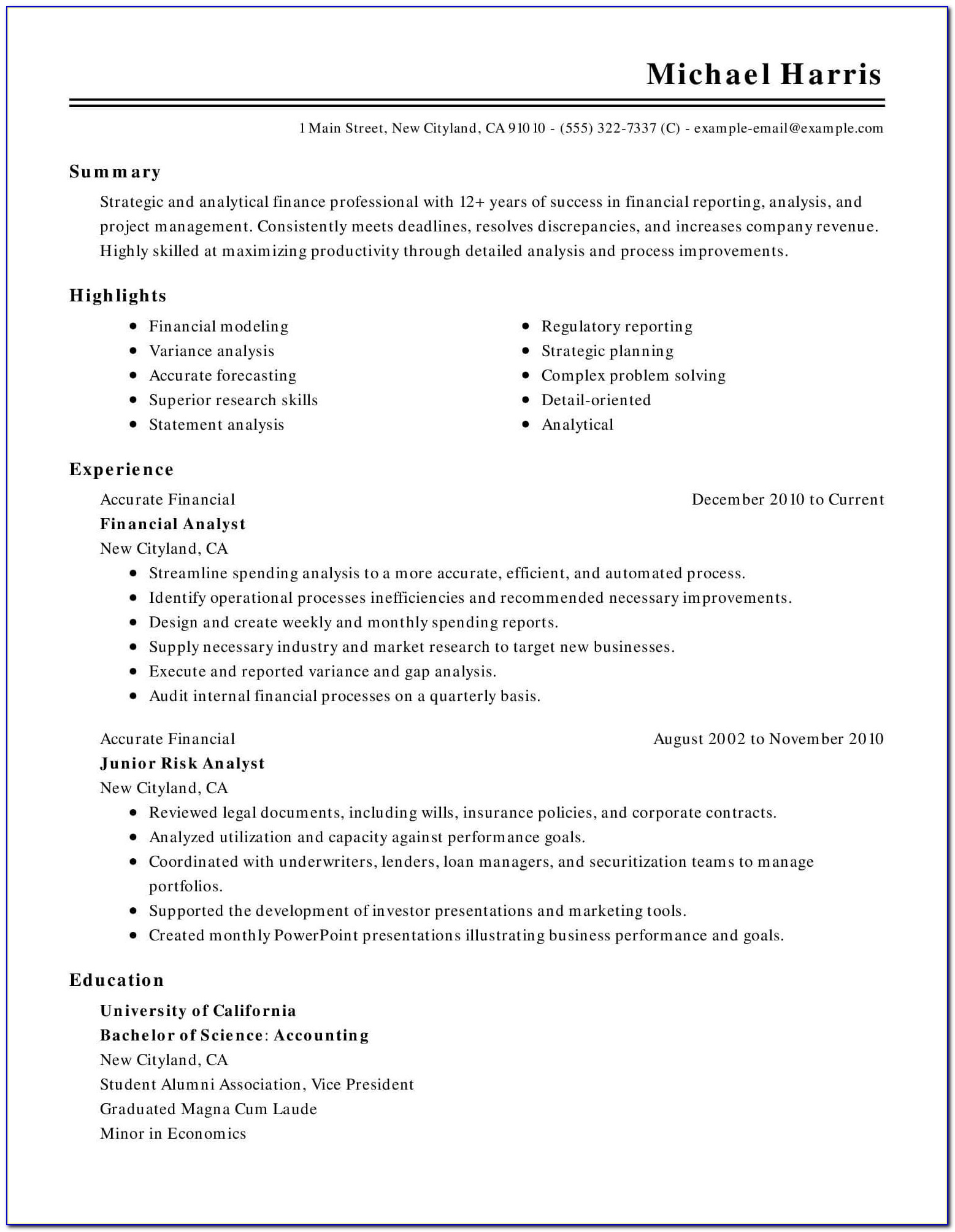 Best Resume Format For Teacher Post