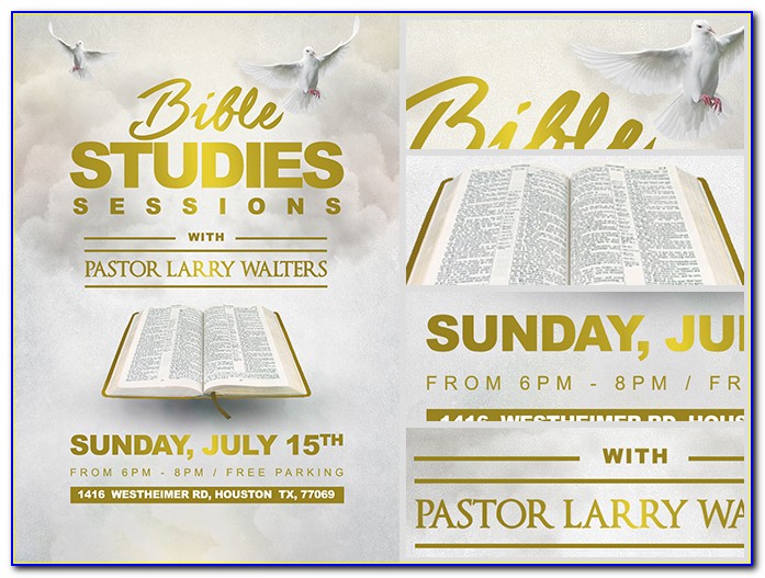 Bible Study Invitation Template