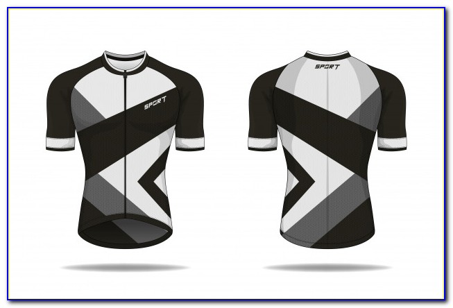 Bicycle Jersey Template Vector