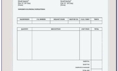 Bill Invoice Format Free Download