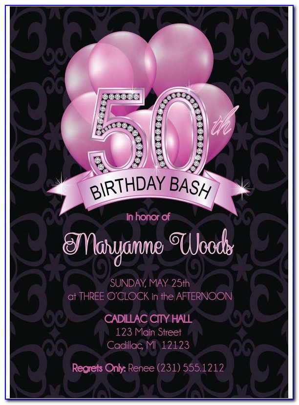 Birthday Party Invitations Templates Free Download