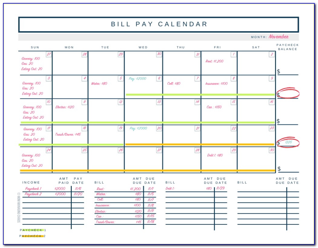 Biweekly Payroll Calendar Template 2016