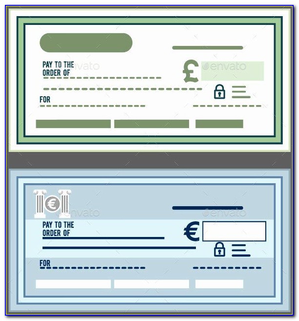 Blank Cheque Templates For Excel