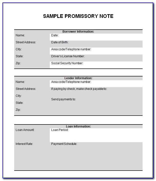 Blank Printable Invoice Template