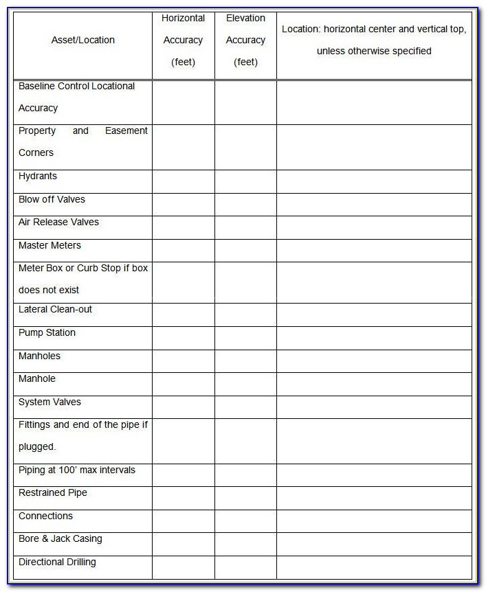 Blank Questionnaire Template Word