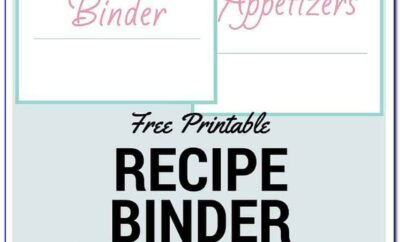 Blank Recipe Template Download