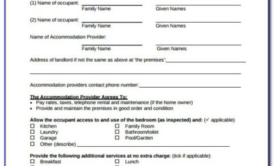 Blank Rental Agreement Forms Free