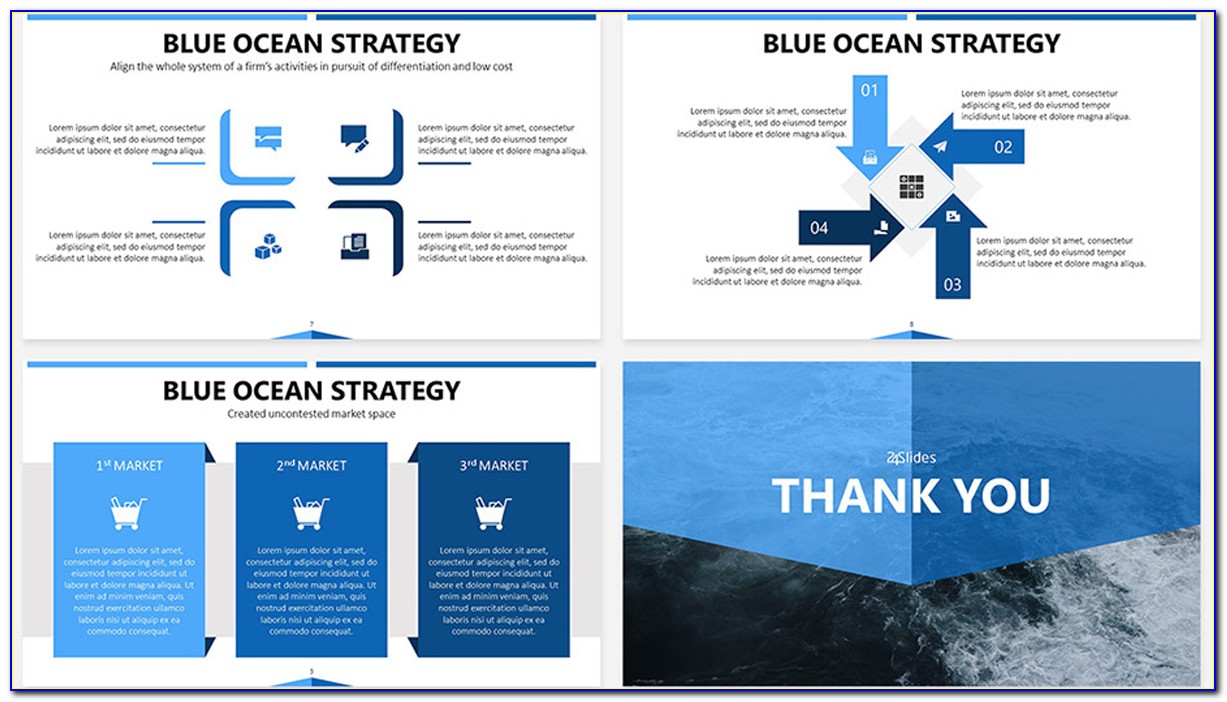 Blue Ocean Strategy Ppt Templates