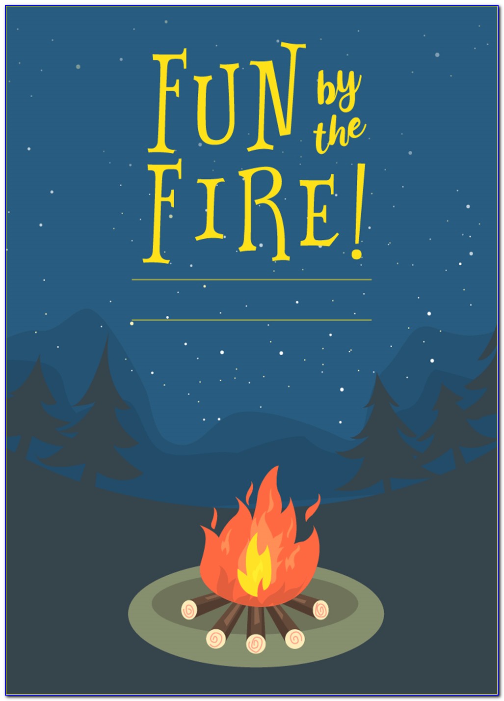 Bonfire Night Invitation Templates