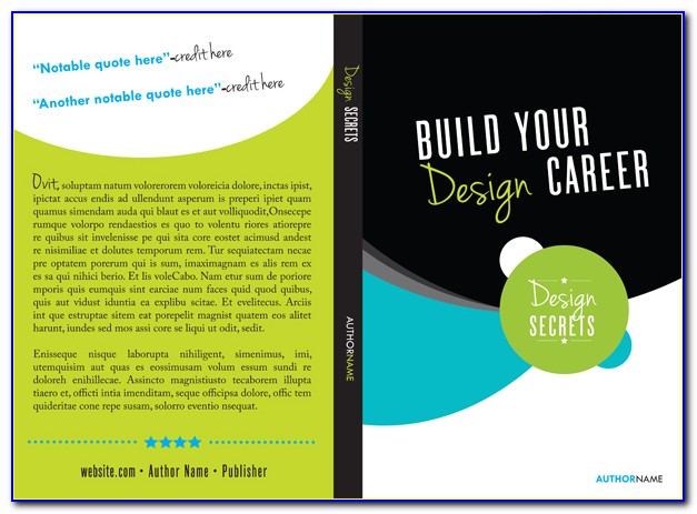 Book Cover Templates For Indesign