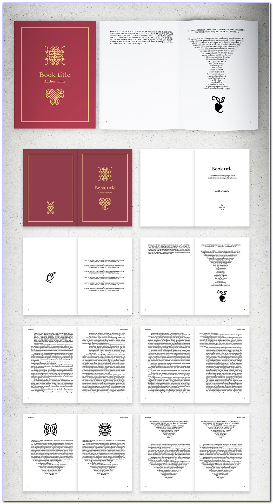 Book Layout Templates Indesign